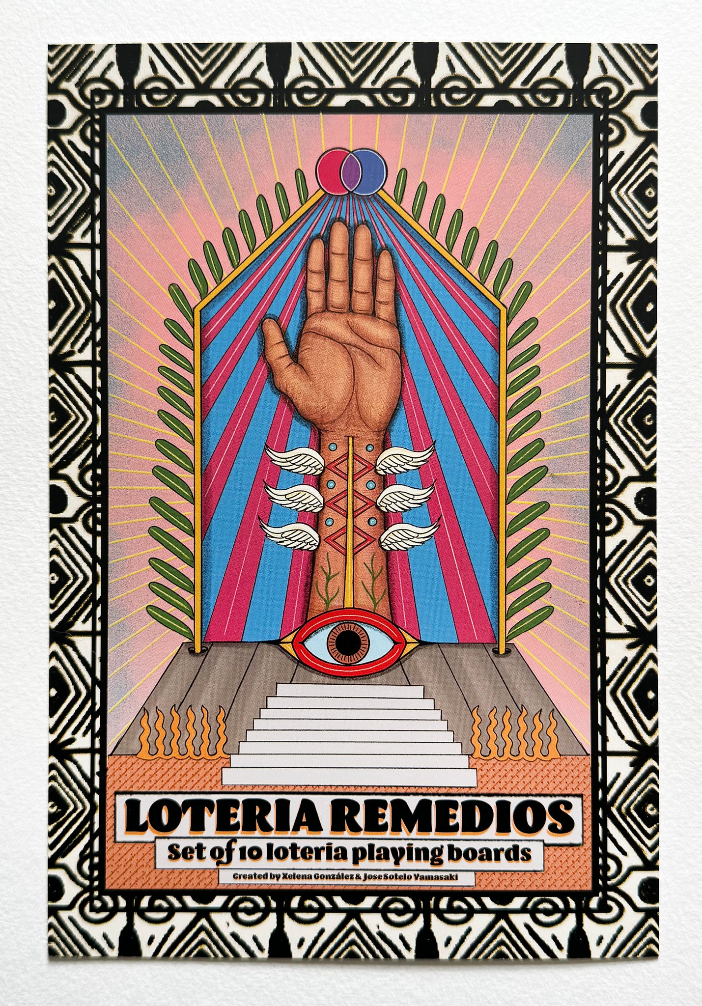 Tablas for playing Lotería Remedios