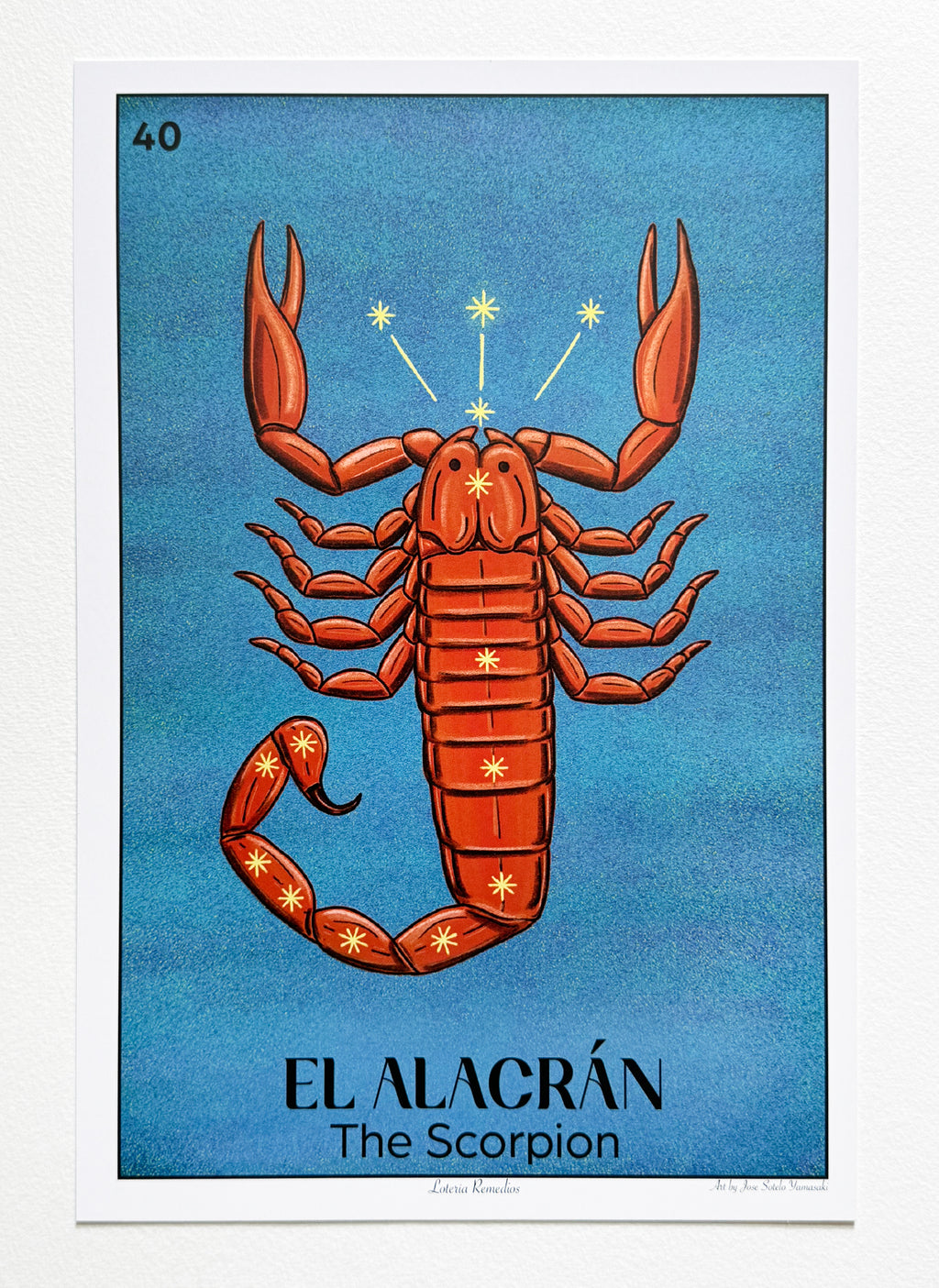 Large Lotería Remedios Print