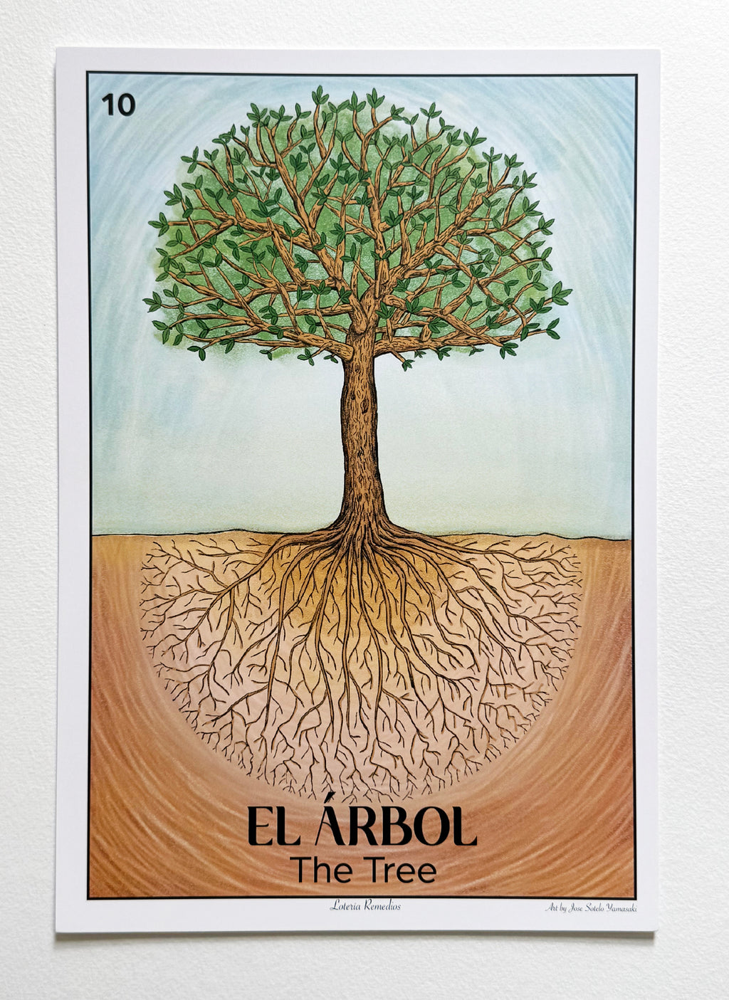 Large Lotería Remedios Print