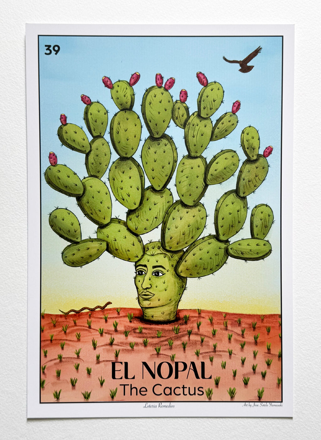 Large Lotería Remedios Print