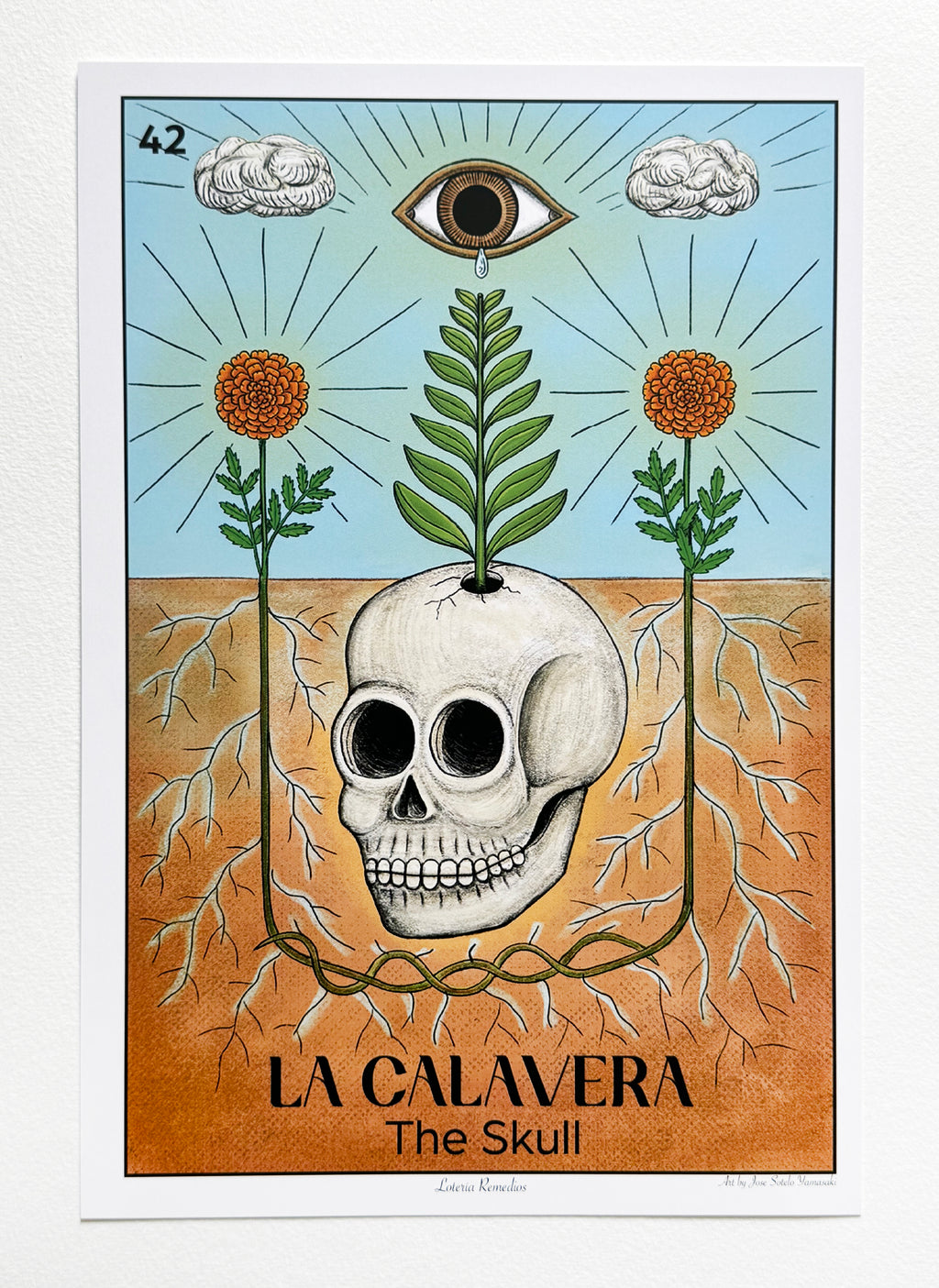 Large Lotería Remedios Print