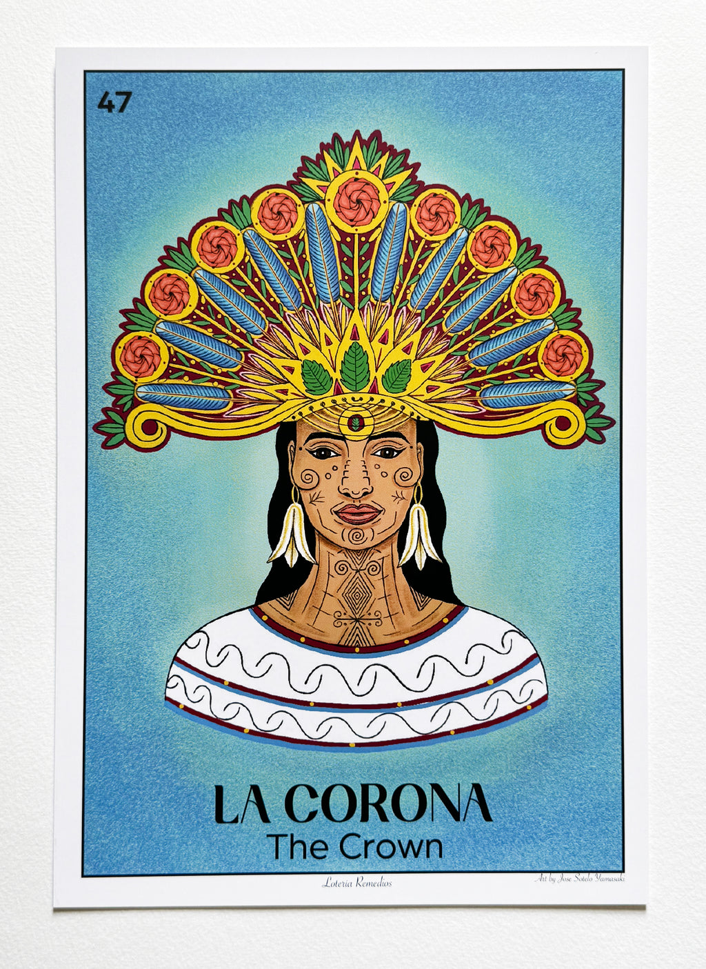 Large Lotería Remedios Print