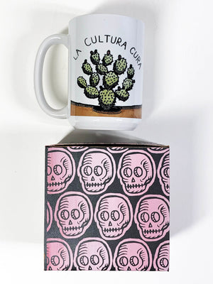 La Cultura Cura coffee mug and hand printed box